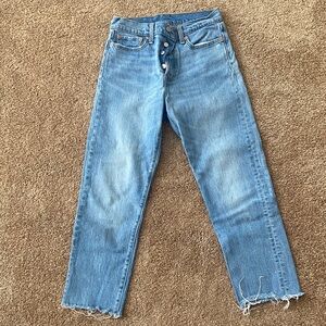 Levi's Light Blue Straight Leg Jeans